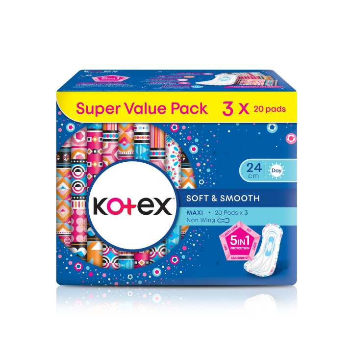 Kotex Soft & Smooth Maxi - Non Wing